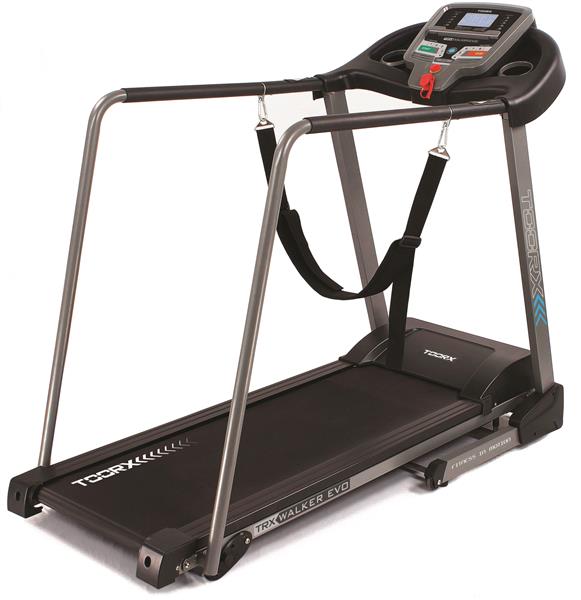 Grote foto toorx fitness walker evo loopband met verlengde handrails sport en fitness fitness
