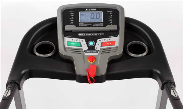 Grote foto toorx fitness walker evo loopband met verlengde handrails sport en fitness fitness