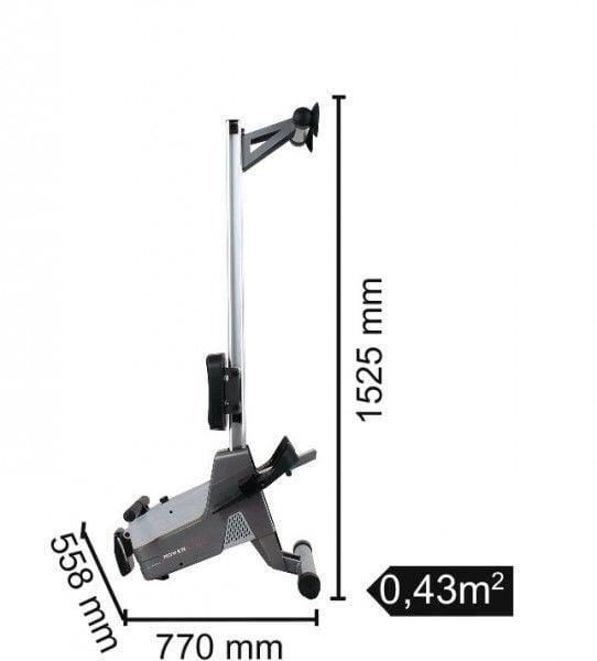 Grote foto toorx fitness rower active roeitrainer met hartslagontvanger sport en fitness fitness