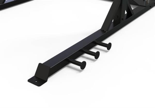 Grote foto toorx fitness squat stand wlx 3200 matzwart 300 kg sport en fitness fitness