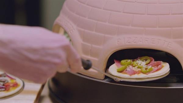 Grote foto emerio po 115984 pizzarette 6 persoons handgemaakte terracotta koepel 6 ge soleerde bak spat huis en inrichting keukenbenodigdheden