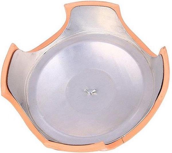 Grote foto emerio po 115984 pizzarette 6 persoons handgemaakte terracotta koepel 6 ge soleerde bak spat huis en inrichting keukenbenodigdheden