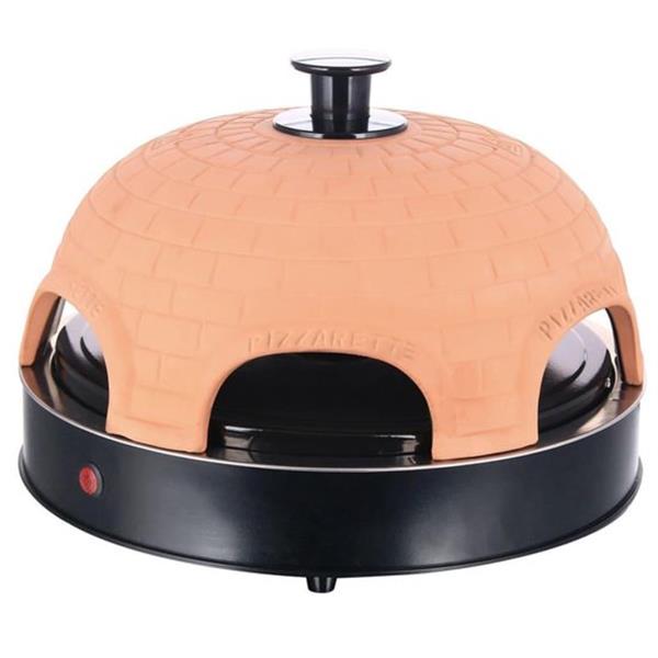 Grote foto emerio po 115984 pizzarette 6 persoons handgemaakte terracotta koepel 6 ge soleerde bak spat huis en inrichting keukenbenodigdheden