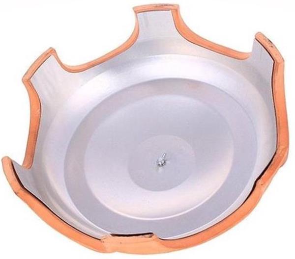 Grote foto emerio po 115984 pizzarette 6 persoons handgemaakte terracotta koepel 6 ge soleerde bak spat huis en inrichting keukenbenodigdheden
