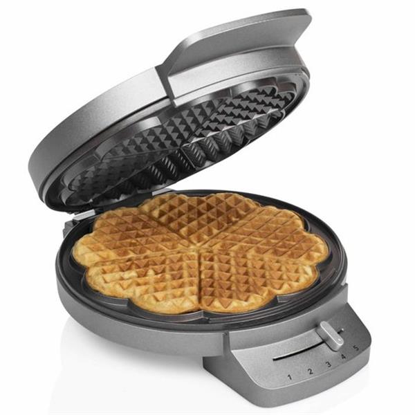 Grote foto princess 132380 wafelijzer 5 hartjeswafels regelbare thermostaat 5 standen anti aanbaklaag huis en inrichting keukenbenodigdheden
