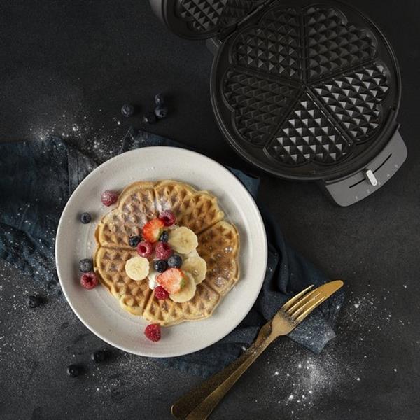 Grote foto princess 132380 wafelijzer 5 hartjeswafels regelbare thermostaat 5 standen anti aanbaklaag huis en inrichting keukenbenodigdheden