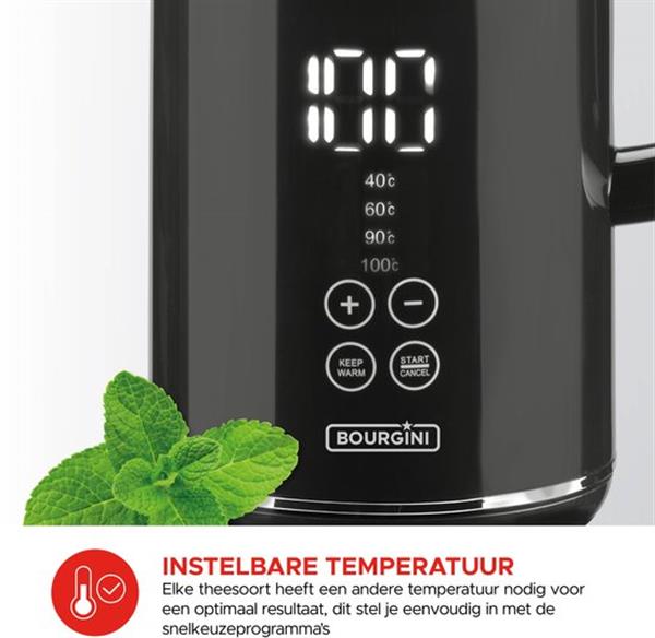 Grote foto cool touch digitale water koker geschikt voor babyvoeding waterkoker met temperatuurregeling vanaf witgoed en apparatuur keukenmachines