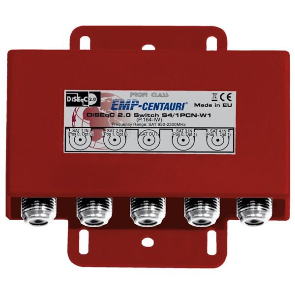 Grote foto emp diseqc switch 4 1 computers en software netwerkkaarten routers en switches