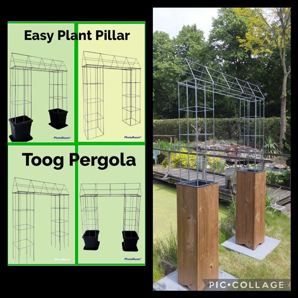 Grote foto plantrekken verticale tuin klimplanten klimrek tuin en terras hekken en schuttingen