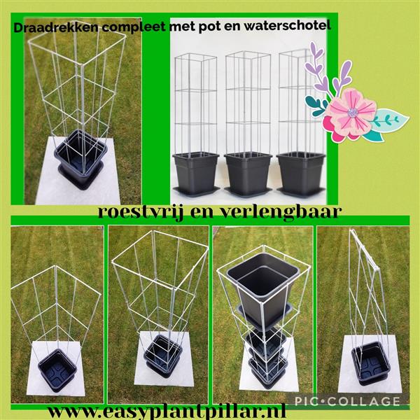 Grote foto plantrekken verticale tuin klimplanten klimrek tuin en terras hekken en schuttingen
