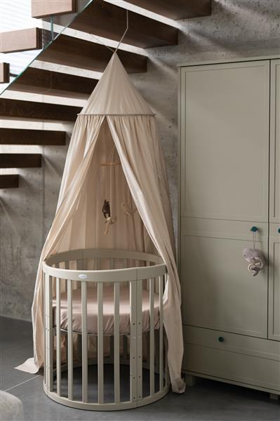 Grote foto multifunctioneel ovaal7 in 1 babybed peuterbed incl. matras olive olive kinderen en baby complete kinderkamers