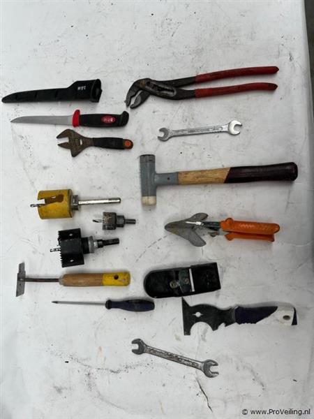 Grote foto online veiling divers handgereedschap doe het zelf en verbouw gereedschappen en machines
