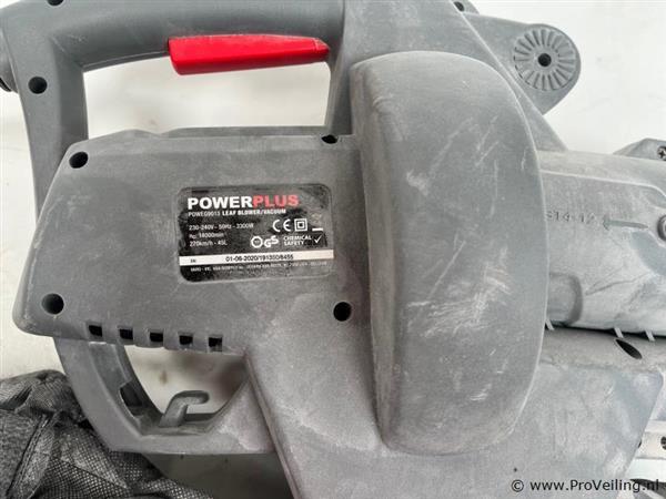 Grote foto online veiling powerplus leaf blower vacuum doe het zelf en verbouw gereedschappen en machines