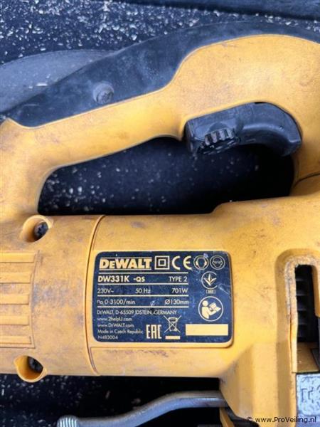 Grote foto online veiling dewalt decoupeerzaag dw331k doe het zelf en verbouw zaagmachines