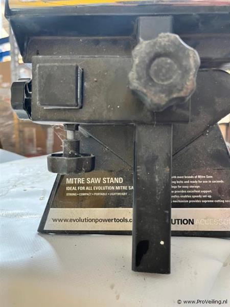 Grote foto online veiling evolution steun voor afkortzaag doe het zelf en verbouw gereedschappen en machines