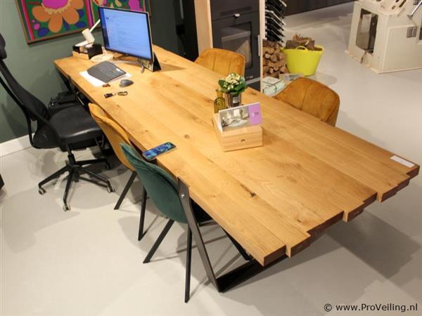 Grote foto online veiling eetkamertafel boomstam huis en inrichting eettafels