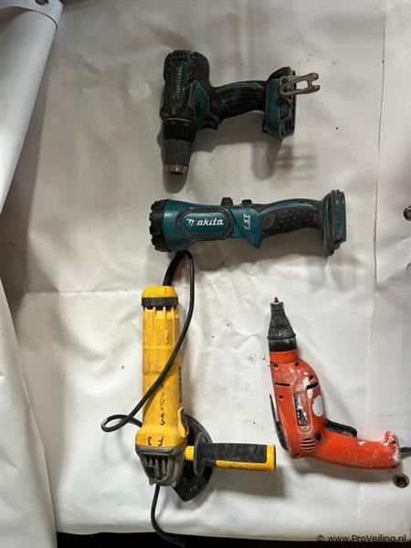 Grote foto online veiling divers elektrisch gereedschap doe het zelf en verbouw gereedschappen en machines