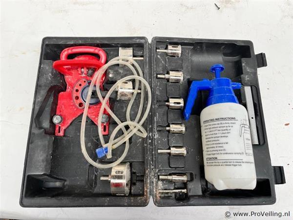 Grote foto online veiling tegelboorset nat doe het zelf en verbouw gereedschappen en machines