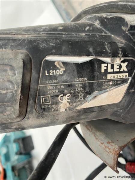 Grote foto online veiling bosch flex l2100 haakse slijper doe het zelf en verbouw gereedschappen en machines