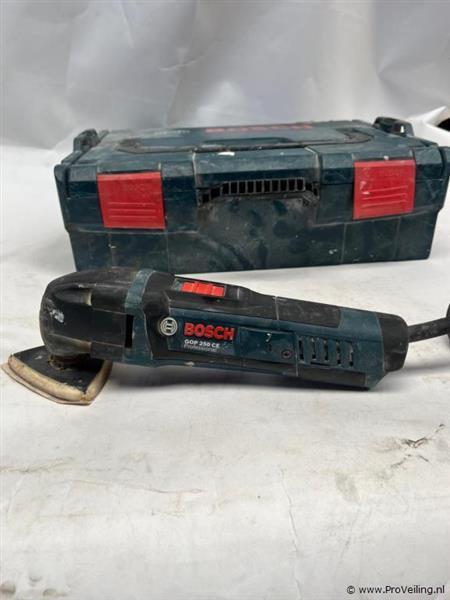 Grote foto online veiling bosch gop 250 ce multitool doe het zelf en verbouw gereedschappen en machines