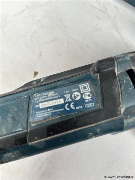 Grote foto online veiling bosch gop 250 ce multitool doe het zelf en verbouw gereedschappen en machines