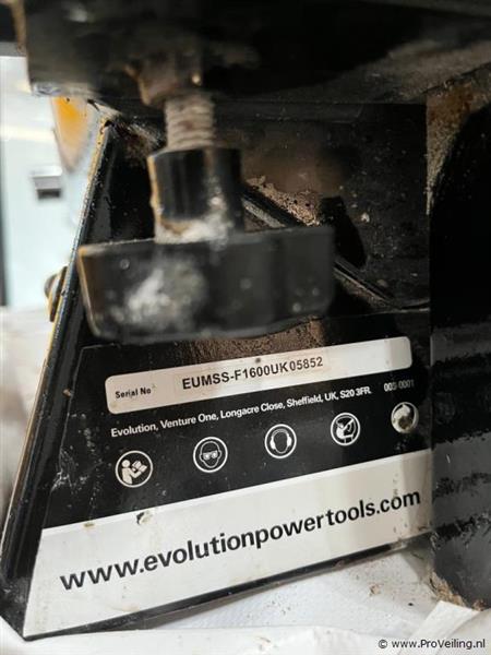 Grote foto online veiling evolution steun voor afkortzaag doe het zelf en verbouw gereedschappen en machines