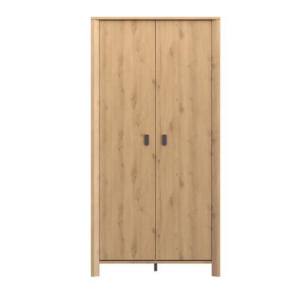 Grote foto lugano 2 persoonsbed 140x200 eiken gami antiek en kunst stoelen en banken