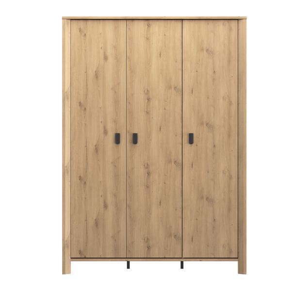 Grote foto lugano 2 persoonsbed 140x200 eiken gami antiek en kunst stoelen en banken