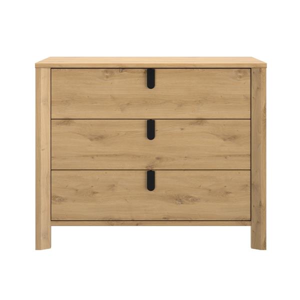 Grote foto lugano 2 persoonsbed 140x200 eiken gami antiek en kunst stoelen en banken
