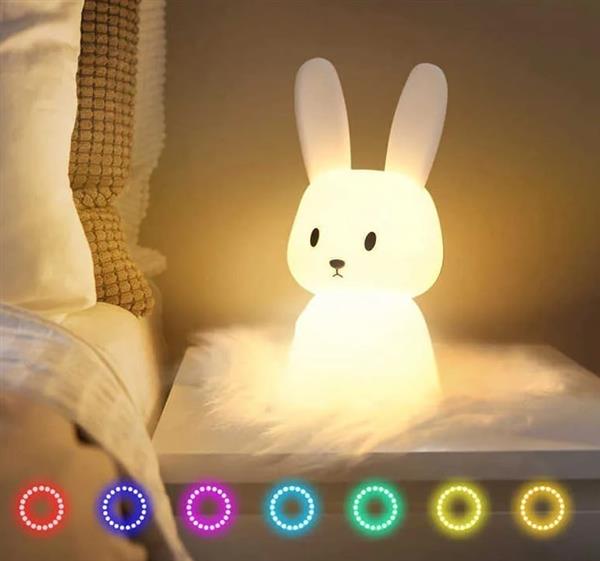 Grote foto konijn nachtlamp kinderen kinderkamer led lamp nijntje touch huis en inrichting woningdecoratie