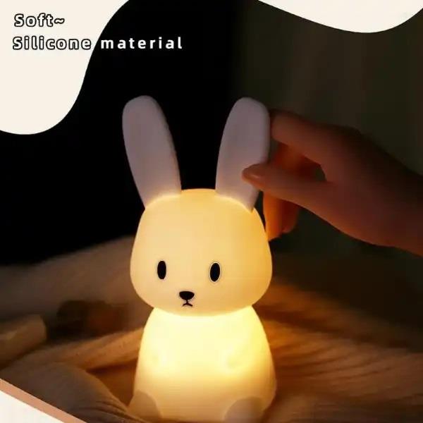 Grote foto konijn nachtlamp kinderen kinderkamer led lamp nijntje touch huis en inrichting woningdecoratie