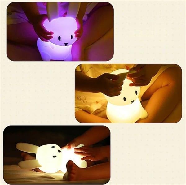 Grote foto konijn nachtlamp kinderen kinderkamer led lamp nijntje touch huis en inrichting woningdecoratie