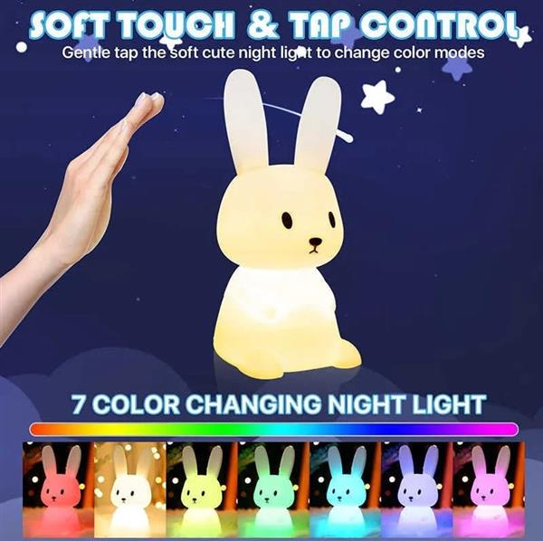 Grote foto konijn nachtlamp kinderen kinderkamer led lamp nijntje touch huis en inrichting woningdecoratie