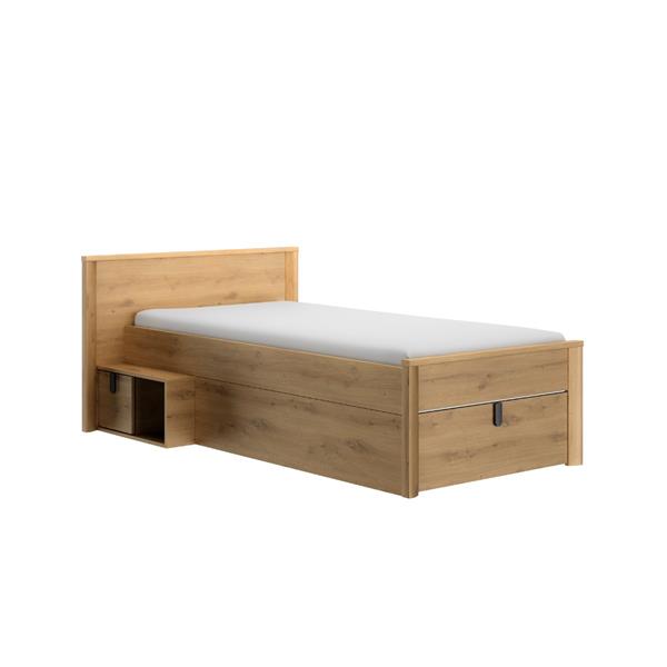 Grote foto lugano kajuitbed 90x200 eiken gami antiek en kunst stoelen en banken
