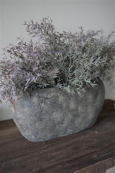Grote foto bloempot ovaal medium bruin h17 x b34 x d17 cm huis en inrichting woningdecoratie