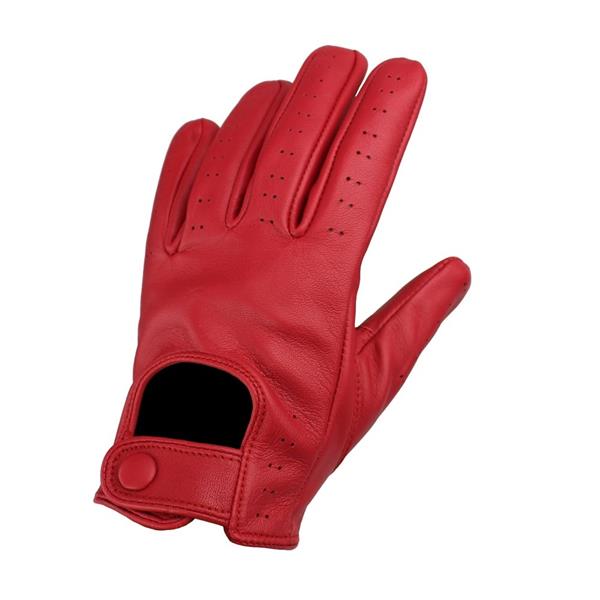 Grote foto swift retro racing leren handschoenen rood motoren kleding