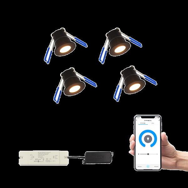 Grote foto smart lemilux frano ledverlichting overkapping 4 stuks huis en inrichting overige