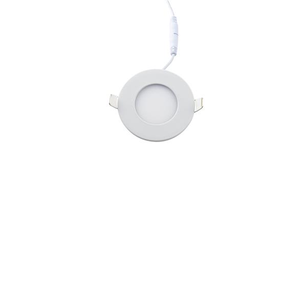 Grote foto ronde led inbouwspot 85 mm 3 watt 3000k crius huis en inrichting overige