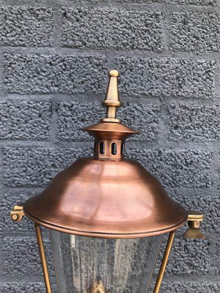 Grote foto wandlamp bestaande uit koper en messing geweldige uitstraling tuin en terras tuinmeubelen