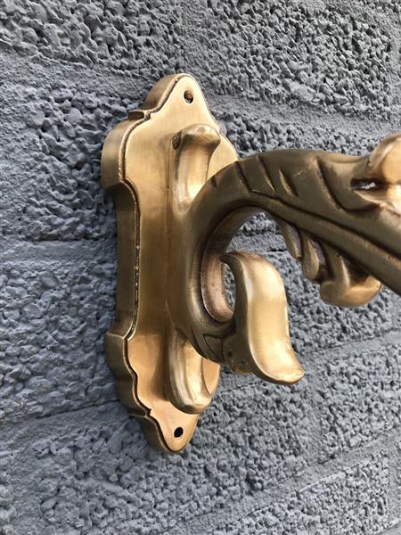 Grote foto wandlamp bestaande uit koper en messing geweldige uitstraling tuin en terras tuinmeubelen