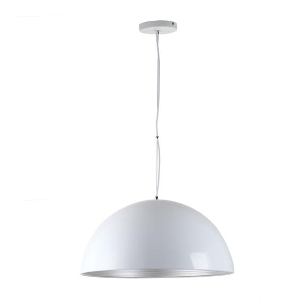 Grote foto hanglamp wit met zilveren binnenkant 60 cm scaldare lucano huis en inrichting overige