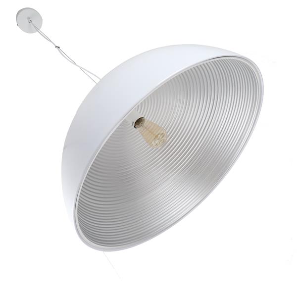 Grote foto hanglamp wit met zilveren binnenkant 60 cm scaldare lucano huis en inrichting overige