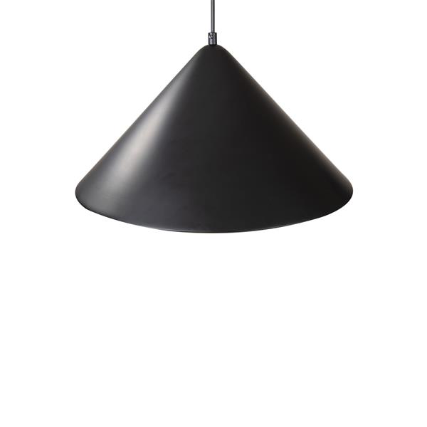 Grote foto hanglamp zwart met gouden binnenkant scaldare orvinio huis en inrichting overige