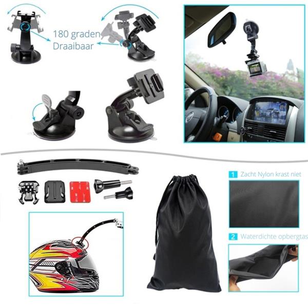 Grote foto 50in1 accessoires kit set gopro go pro hero 9 10 11 12 case huis en inrichting woningdecoratie