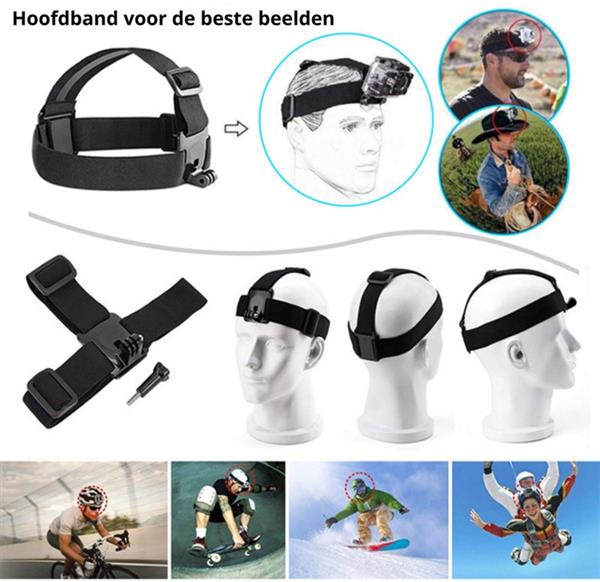 Grote foto 50in1 accessoires kit set gopro go pro hero 9 10 11 12 case huis en inrichting woningdecoratie