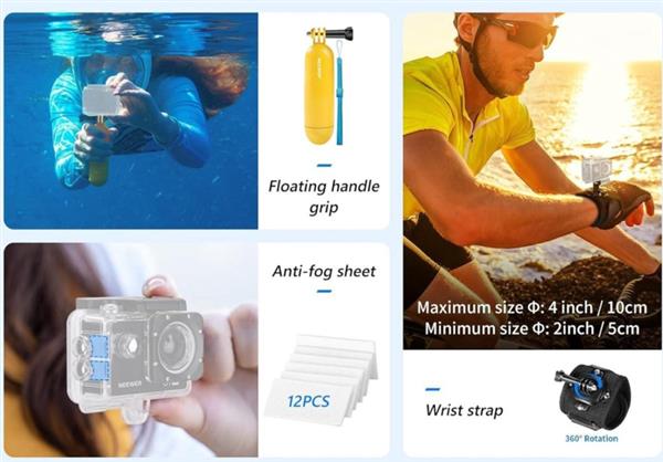 Grote foto 50in1 accessoires kit set gopro go pro hero 9 10 11 12 case huis en inrichting woningdecoratie