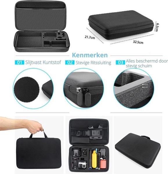 Grote foto 50in1 accessoires kit set gopro go pro hero 9 10 11 12 case huis en inrichting woningdecoratie