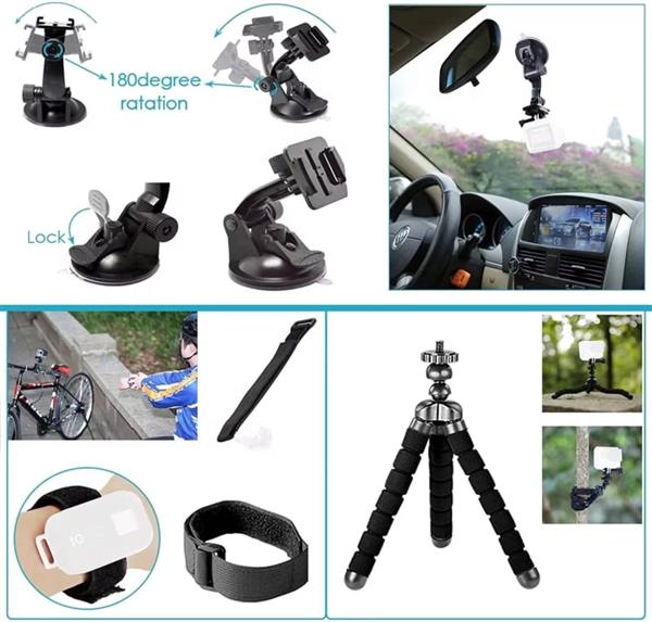 Grote foto 50in1 accessoires kit set gopro go pro hero 9 10 11 12 case huis en inrichting woningdecoratie