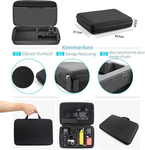 Grote foto 50in1 accessoires kit set gopro go pro hero 9 10 11 12 case huis en inrichting woningdecoratie