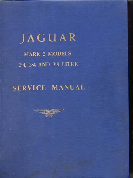 Grote foto jaguar mark 2 mode 2.4 3.4 3.8 servicemanual auto diversen handleidingen en instructieboekjes